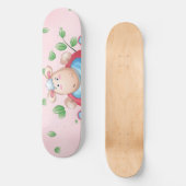 Cute Baby Lamb Skateboard (Vorderseite)