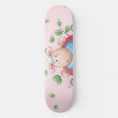 Cute Baby Lamb Skateboard (Vorderseite)