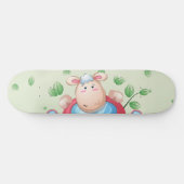 Cute Baby Lamb Skateboard (Horizontal)