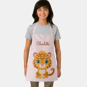 Cute Baby Leopard Safari Animal Kids Schürze (Insitu)