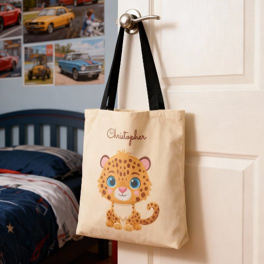 Cute Baby Leopard Safari Animal Kids Tasche