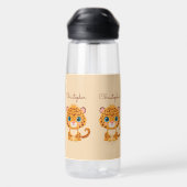Cute Baby Leopard Safari Animal Kids Trinkflasche (Rückseite)