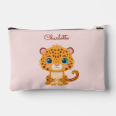 Cute Baby Leopard Safari Animal Kids Zubehörtasche (Rückseite)