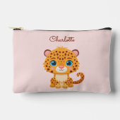 Cute Baby Leopard Safari Animal Kids Zubehörtasche (Vorderseite)