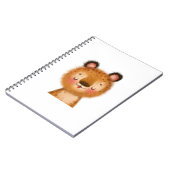 Cute baby leopard Spiral Photo Notebook Notizblock (Linke Seite)