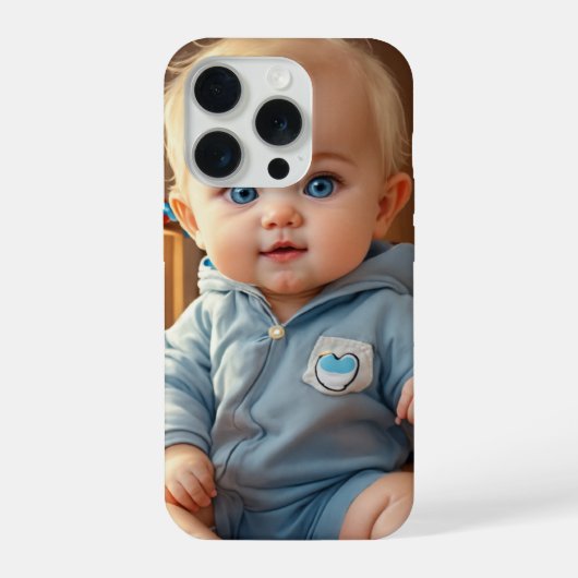 Cute Baby Logo iPhone 15 Pro Slim Fit Case – Glory iPhone Hülle (Rückseite)