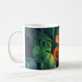 cute baby monkey in the jungle holding a shiny ban kaffeetasse (Links)
