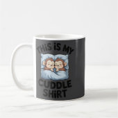 Cute Baby Monkey Lovers This Is My Cuddle Kaffeetasse (Links)
