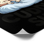 Cute Baby Monkey Lovers This Is My Cuddle  Poster (Ecke)