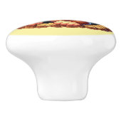 Cute baby monkey unisex keramikknauf (Seitenansicht)