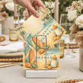 Cute Baby On Board Surf Baby Shower Serviette