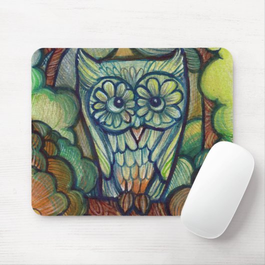 Cute Baby Owl                                      Mousepad (Mit Mouse)
