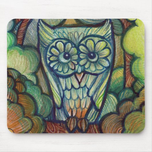 Cute Baby Owl                                      Mousepad (Vorne)