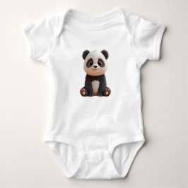 Cute Baby Panda Bodysuit Baby Strampler