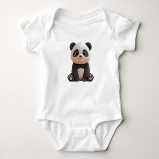 Cute Baby Panda Bodysuit Baby Strampler