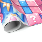 Cute Baby Pattern Wrapping Paper Geschenkpapier (Rolleneckpunkt)