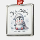 CUTE BABY PENGUIN FOR MY FIRST CHRISTMAS ORNAMENT AUS METALL (Links)