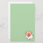 Cute Baby Pig Wrapped in Blanket Briefpapier (Vorne/Hinten)