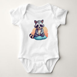 Cute Baby Raccoon – Adorable Cartoon Bodysuit Baby Strampler