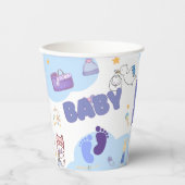 Cute Baby Shower Gift Bag Pappbecher (Vorderseite)