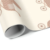 Cute Baby Stroller Geschenkpapier (Rolleneckpunkt)