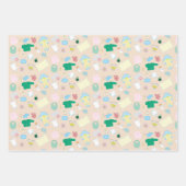 Cute Baby Stuff/Teddy Bears Wrapping Paper Sheets Geschenkpapier Set (Vorderseite)