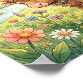 Cute Baby Taurus Zodiac Wall Art Poster (Ecke)