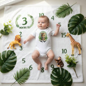 Cute Baby Tiger Jungle Nursery Personalized Name Baby Strampler