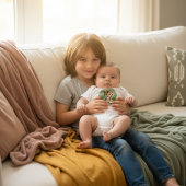 Cute Baby Tiger Jungle Nursery Personalized Name Baby Strampler