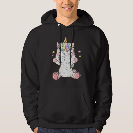Cute Baby Unicorn Unicorns Magical Creature Fans Hoodie (Vorderseite)