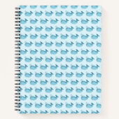 Cute Baby Whale Spiral Notebook Notizblock (Vorderseite)
