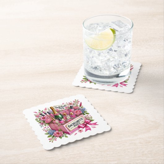 Cute Bachelorette party  Untersetzer (Vor Ort)