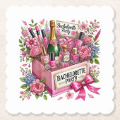 Cute Bachelorette party Untersetzer (Vorderseite)