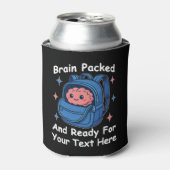 Cute Back-to-School Customizable “Brain Ready" Dosenkühler (Kanne Vorderseite)