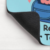 Cute Back-to-School Customizable “Brain Ready" Mousepad (Ecke)