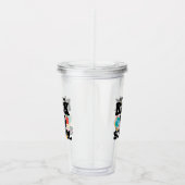 Cute Back To School Teacher Acryltrinkbecher (Rechts)