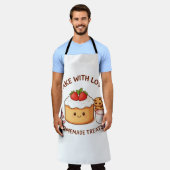Cute "Bake With Love" Illustration Schürze (Getragen)