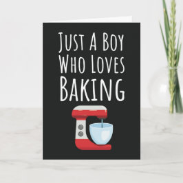 Cute Baker Cards For Baby Boys Kids Baking Lover Karte