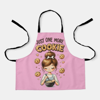 Cute Baker Girl Just One More Cookie Schürze