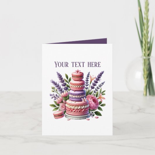 Cute bakery cookies customizable karte (Vorderseite)