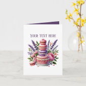 Cute bakery cookies customizable karte (Gelbe Blume)