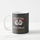 Cute Bald Eagles Christmas Ugly Xmas Sweater Patri Kaffeetasse (Links)