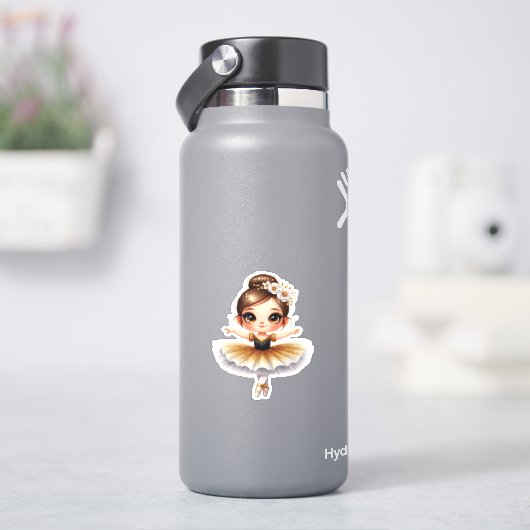 Cute Ballerina Aufkleber (HydroFlask)