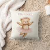 Cute ballerina bear kissen (Decke)