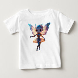 Cute Ballerina Dancing Robot Pixie Baby T-shirt
