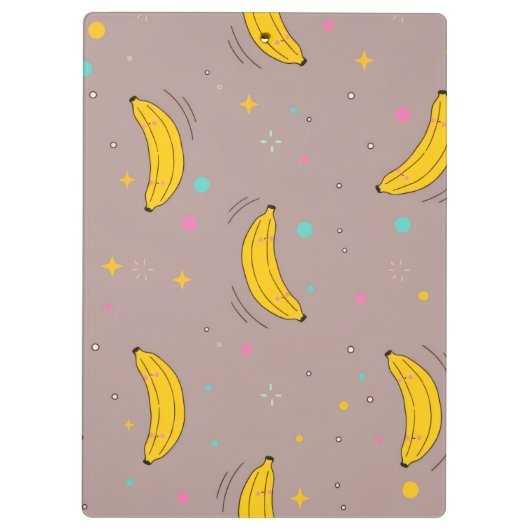 Cute Banana All-Over Print Klemmbrett (Rückseite)