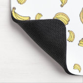 Cute Banana Pattern | Hand Drawn Banana Aesthetic  Mousepad (Ecke)