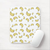 Cute Banana Pattern | Hand Drawn Banana Aesthetic  Mousepad (Mit Mouse)