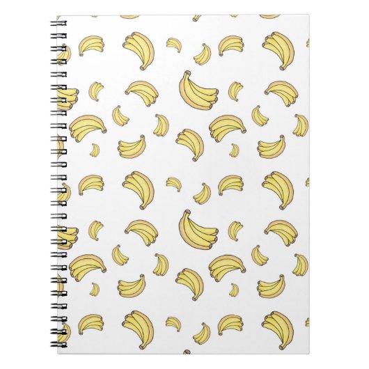 Cute Banana Pattern | Hand Drawn Banana Aesthetic  Notizblock (Vorderseite)