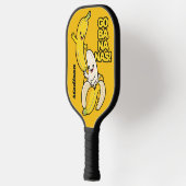 Cute Bananas custom name Pickleball Schläger (Links)